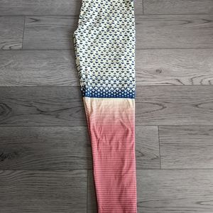OS LuLaRoe Ombre Stars and Stripes Leggings